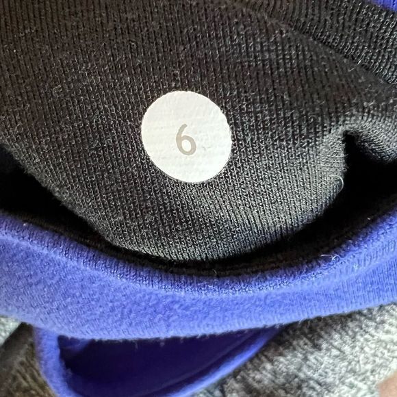 Lululemon Leggings Grey Purple Band Size 6 - Picture 6 of 7
